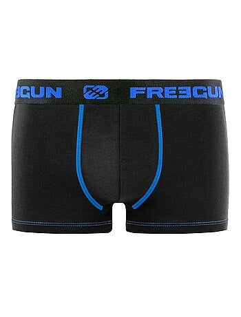 Lot de 4 Boxers homme coton Bleu Freegun