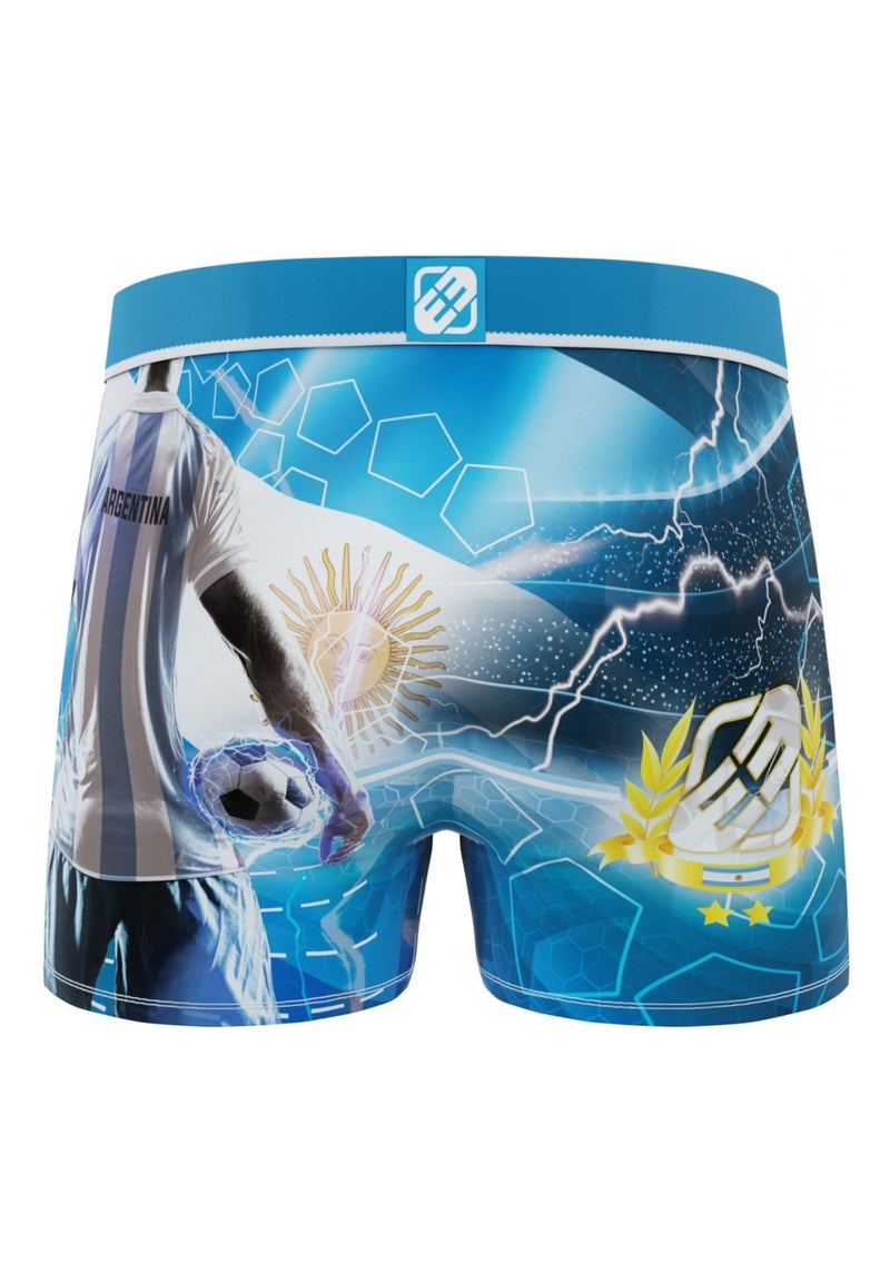 Lot de 4 Boxers homme Coupe du Monde Freegun Bleu - Kiabi