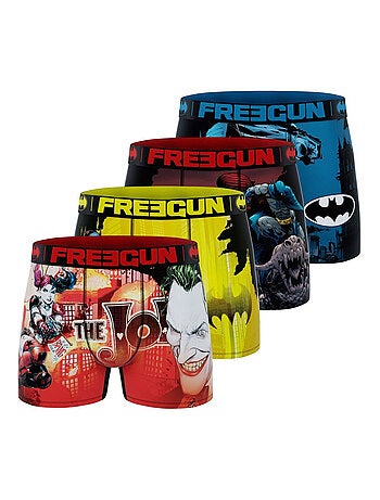 Lot de 4 boxers homme DC Comics Freegun