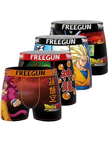Lot de 4 boxers homme dragon ball daima freegun