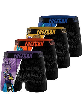 Lot de 4 boxers homme Dragon Ball Super Freegun