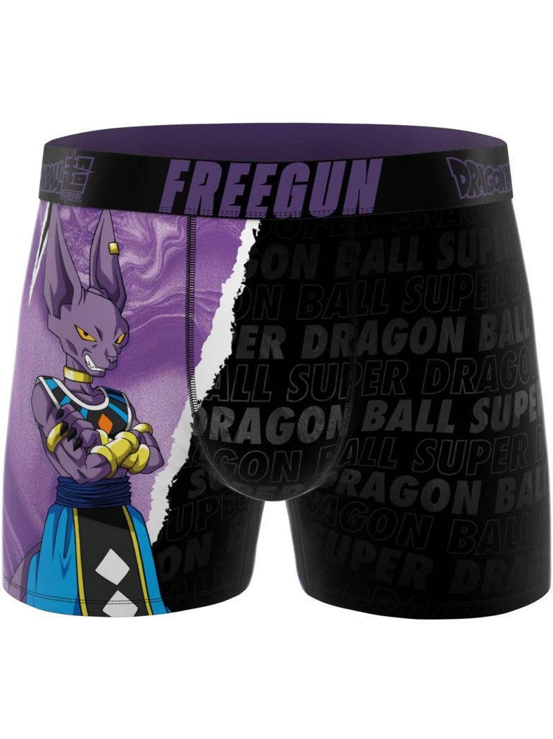 Lot de 4 boxers homme Dragon Ball Super Freegun Violet - Kiabi