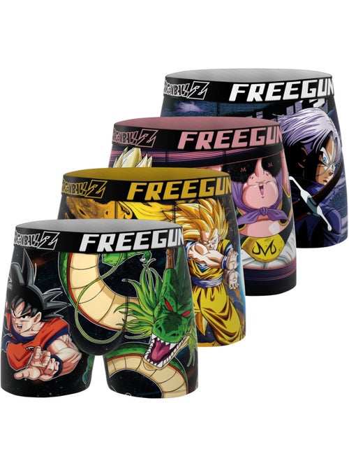 Lot de 4 boxers homme Dragon Ball Z Freegun - Kiabi