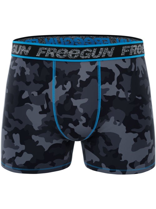 Lot de 4 boxers homme dynamique Freegun - Kiabi