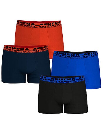 Lot de 4 boxers homme Easy Sport Athena