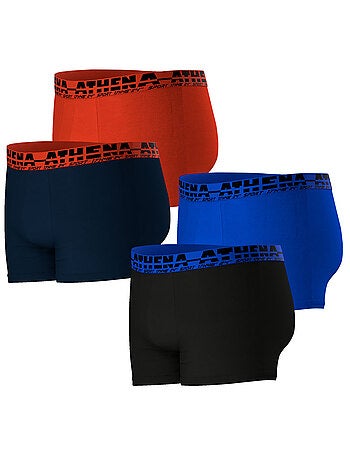 Lot de 4 boxers homme Easy Sport Athena