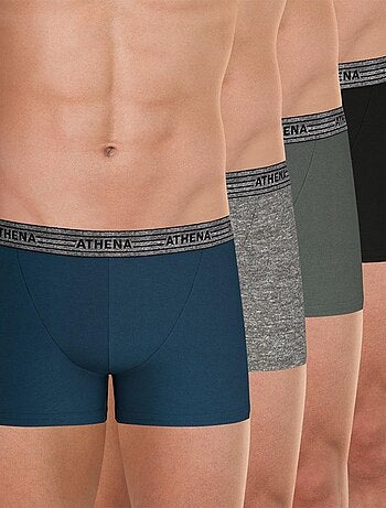 Lot de 4 boxers homme Ecopack