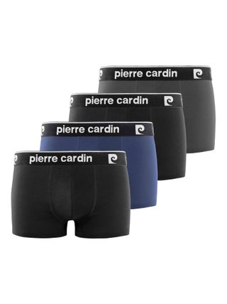 Lot de 4 boxers homme en coton Basic Pierre Cardin