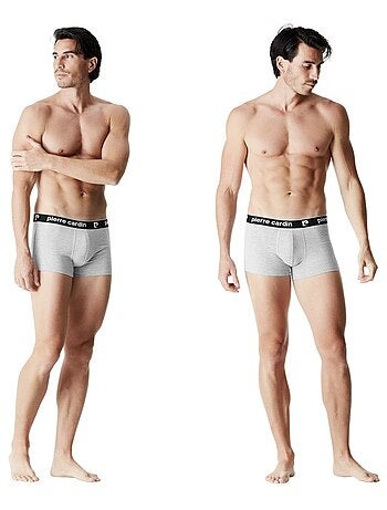 Lot de 4 boxers homme en coton Basic Pierre Cardin