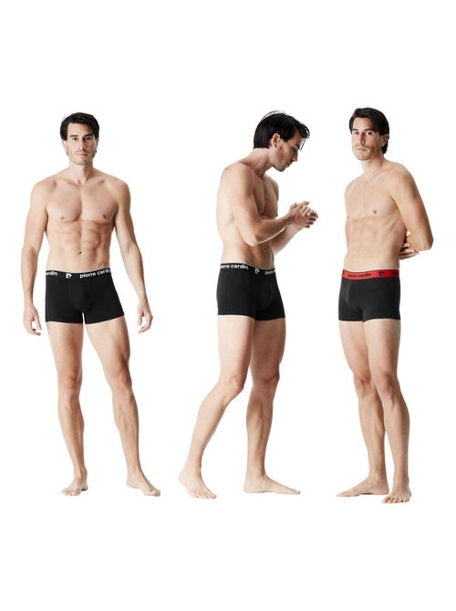 Lot de 4 boxers homme en coton Basic Pierre Cardin - Kiabi