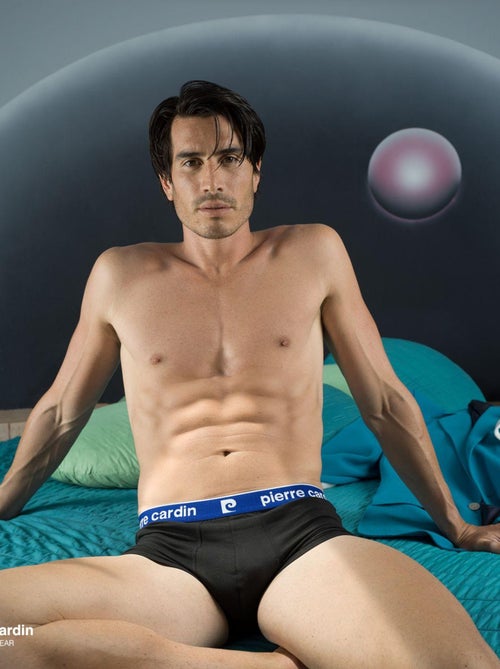 Lot de 4 boxers homme en coton Basic Pierre Cardin - Kiabi