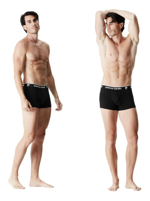 Lot de 4 boxers homme en coton Basic Pierre Cardin - Kiabi