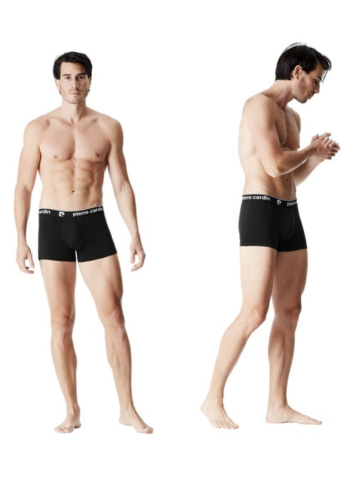 Lot de 4 boxers homme en coton Basic Pierre Cardin - Kiabi