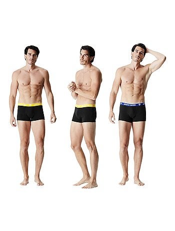 Lot de 4 boxers homme en coton Basic Pierre Cardin