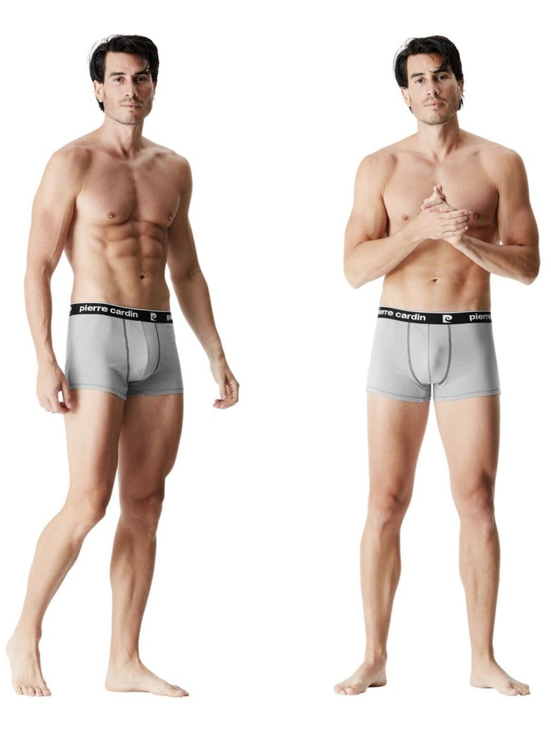 Lot de 4 boxers homme en coton Classic Pierre Cardin Noir Bleu - Kiabi
