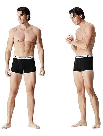Lot de 4 boxers homme en coton Classic Pierre Cardin