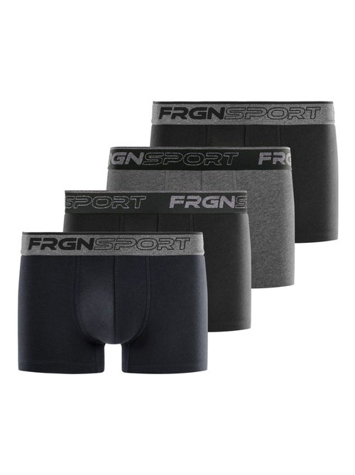 Lot de 4 boxers homme en coton Dynamic Jim Freegun - Kiabi