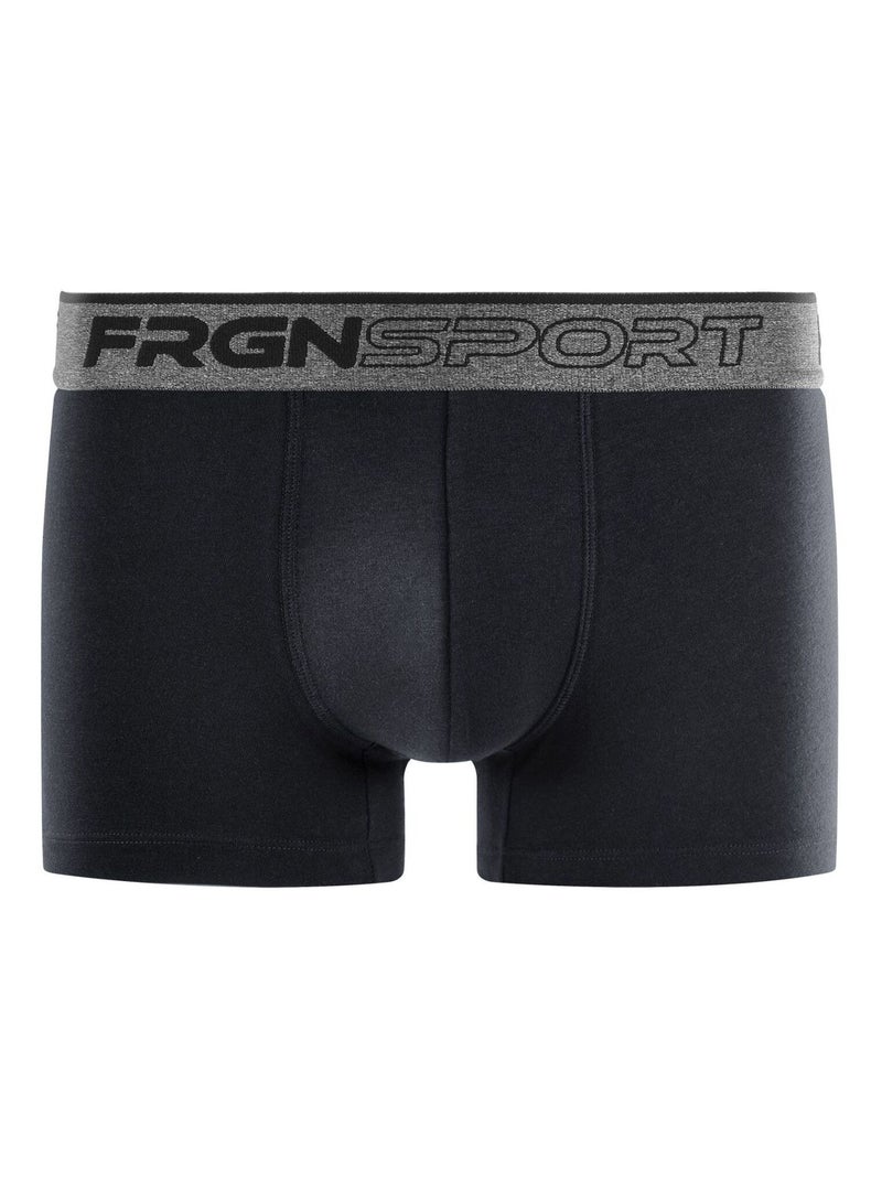 Lot de 4 boxers homme en coton Dynamic Jim Freegun Noir Gris - Kiabi