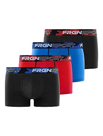 Lot de 4 boxers homme en coton Dynamic Tom Freegun