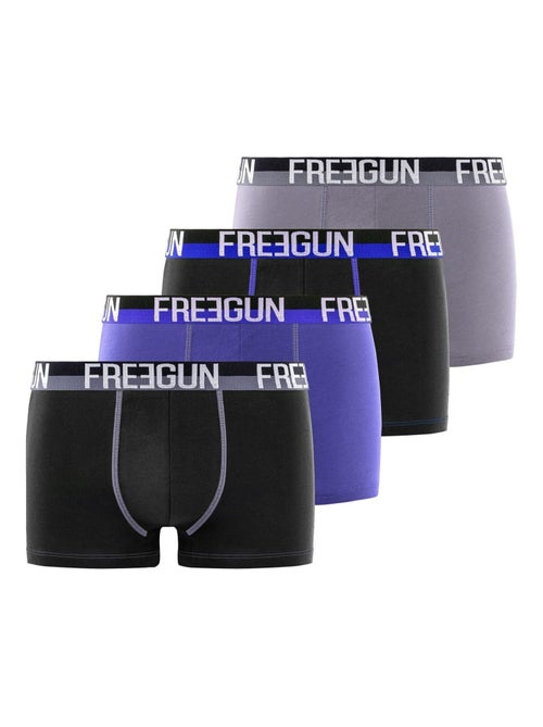 Lot de 4 boxers homme en coton Freegun Freegun - Kiabi