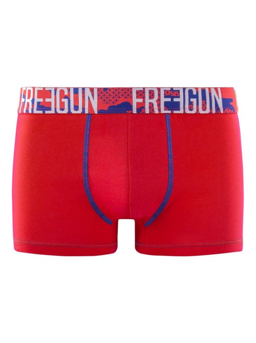 Lot de 4 boxers homme en coton Freegun - Kiabi