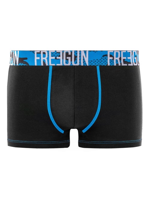Lot de 4 boxers homme en coton Freegun - Kiabi