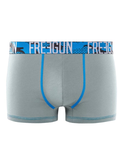 Lot de 4 boxers homme en coton Freegun - Kiabi
