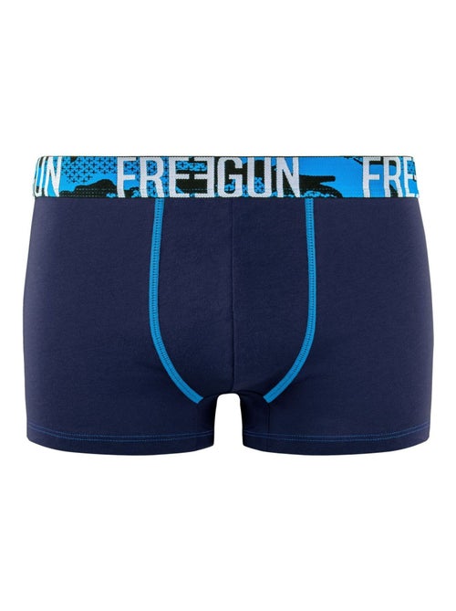 Lot de 4 boxers homme en coton Freegun - Kiabi