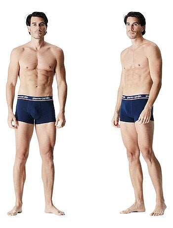 Lot de 4 boxers homme en coton French Pierre Cardin