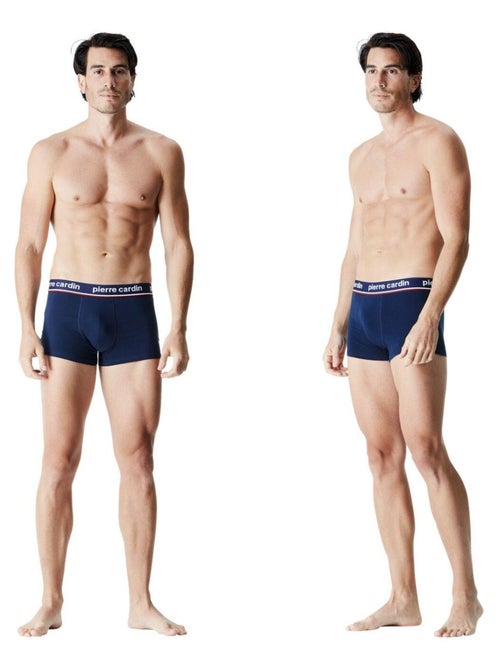 Lot de 4 boxers homme en coton French Pierre Cardin - Kiabi