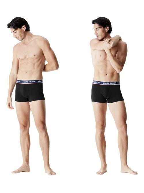 Lot de 4 boxers homme en coton French Pierre Cardin - Kiabi