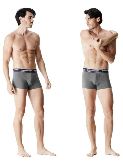 Lot de 4 boxers homme en coton French Pierre Cardin - Kiabi