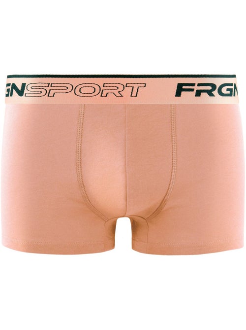 Lot de 4 boxers homme en coton John Pastel Freegun - Kiabi
