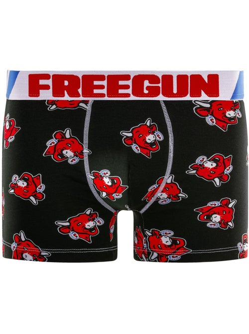 Lot de 4 boxers homme en coton la Vache qui Rit Freegun - Kiabi