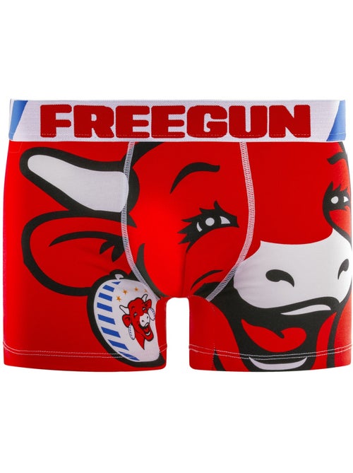 Lot de 4 boxers homme en coton la Vache qui Rit Freegun - Kiabi
