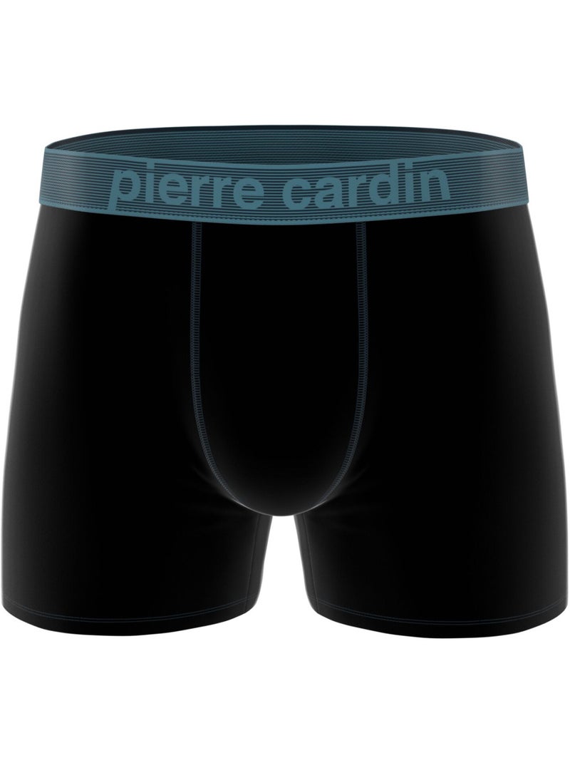 Lot de 4 boxers homme en viscose de bambou Dolce Pierre Cardin Noir - Kiabi