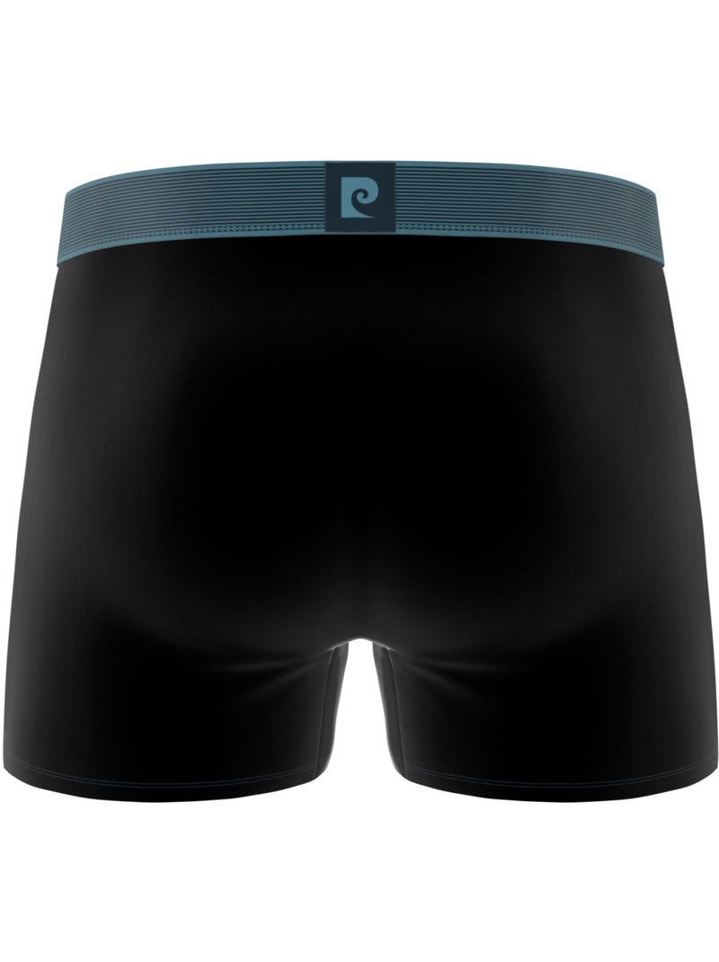 Lot de 4 boxers homme en viscose de bambou Dolce Pierre Cardin Noir - Kiabi
