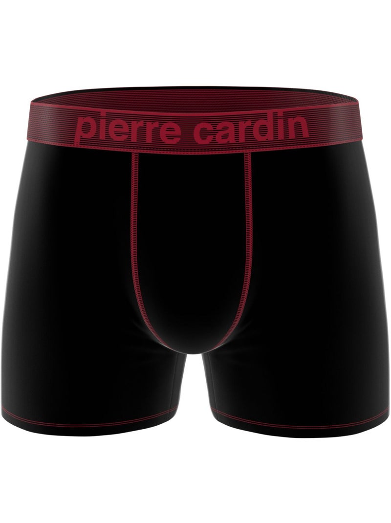 Lot de 4 boxers homme en viscose de bambou Dolce Pierre Cardin Noir - Kiabi
