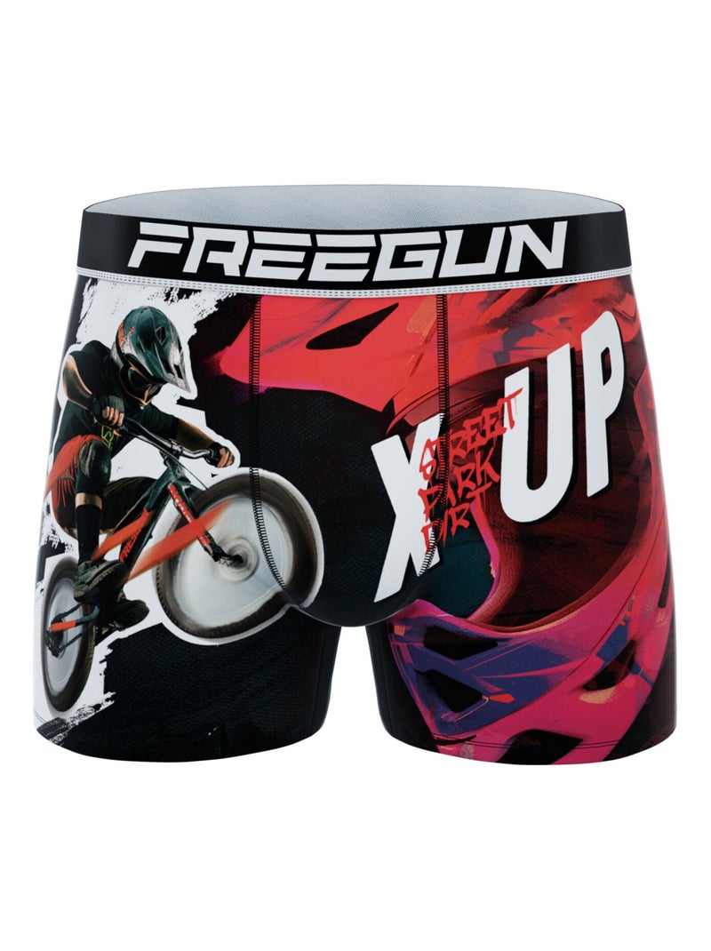 Lot de 4 boxers homme Extremes Sports  Freegun Bleu - Kiabi