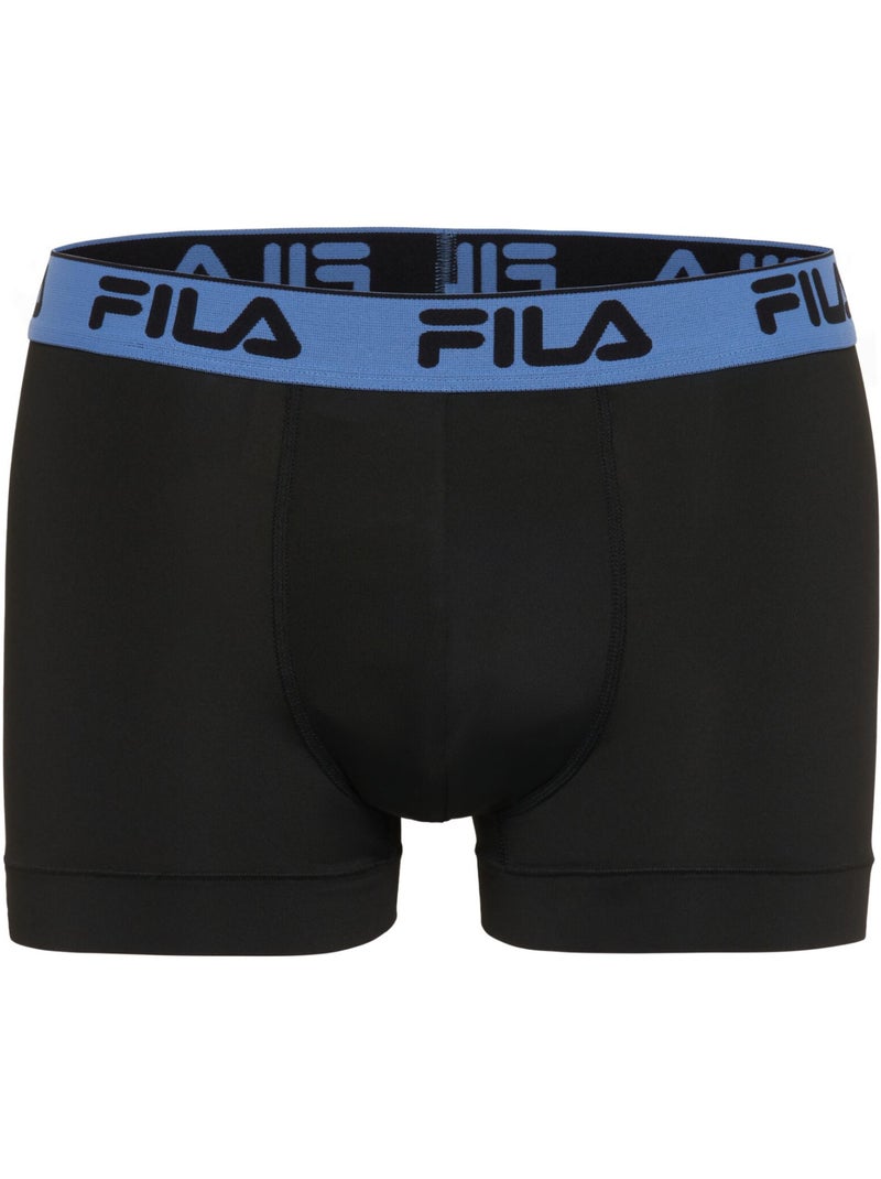 Lot de 4 boxers homme Fila FU5380 Fila Noir - Kiabi
