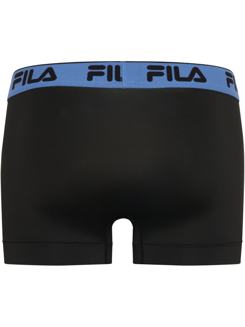 Lot de 4 boxers homme Fila FU5380 Fila Noir - Kiabi