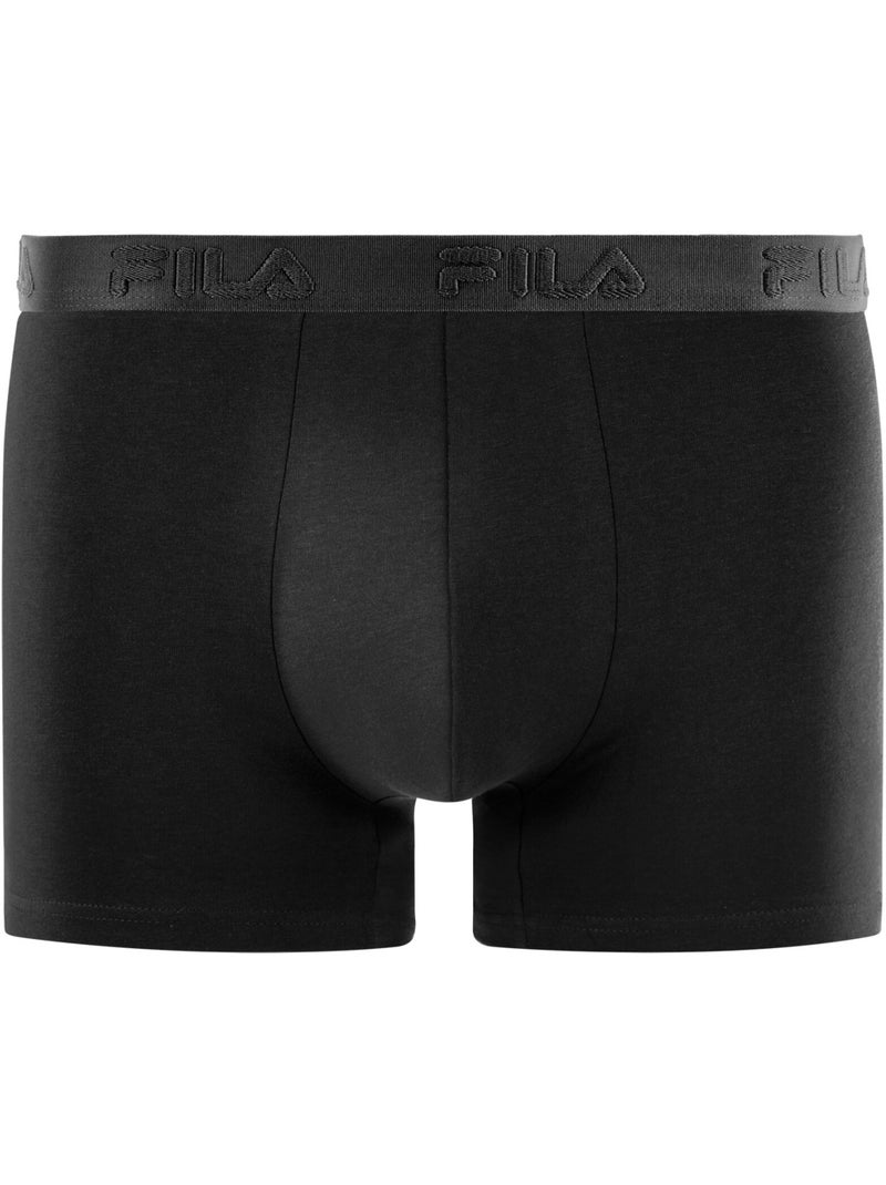 Lot de 4 boxers homme Fila FU5381 Fila Noir - Kiabi