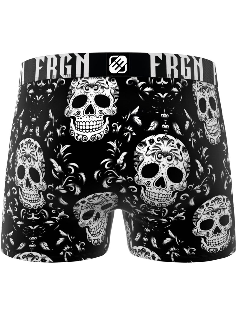 Lot de 4 boxers homme Heavy Rock Freegun Rouge - Kiabi