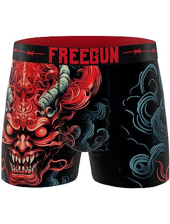 Lot de 4 boxers homme heavy rock freegun
