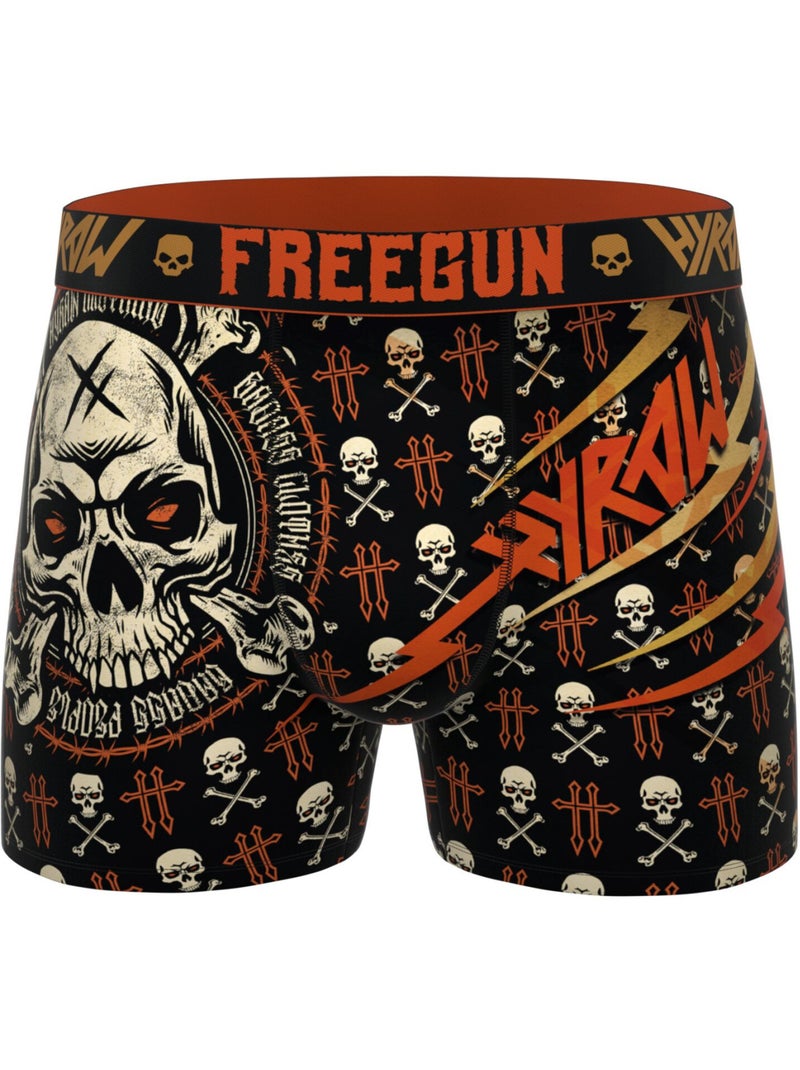 Lot de 4 boxers homme hyraw 6 freegun Rouge - Kiabi