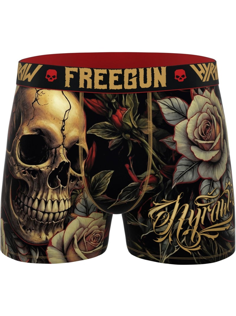 Lot de 4 boxers homme hyraw 6 freegun Rouge - Kiabi