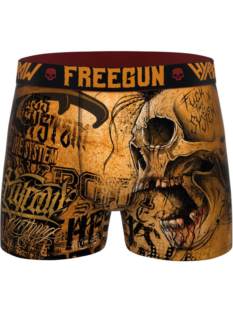 Lot de 4 boxers homme hyraw 6 freegun Rouge - Kiabi