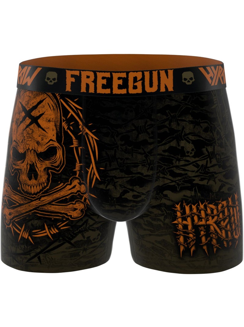 Lot de 4 boxers homme Hyraw Freegun Noir - Kiabi