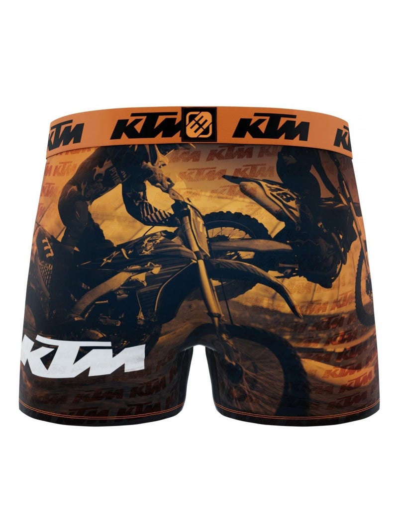 Lot de 4 boxers homme Ktm Imprimé Ktm Noir - Kiabi