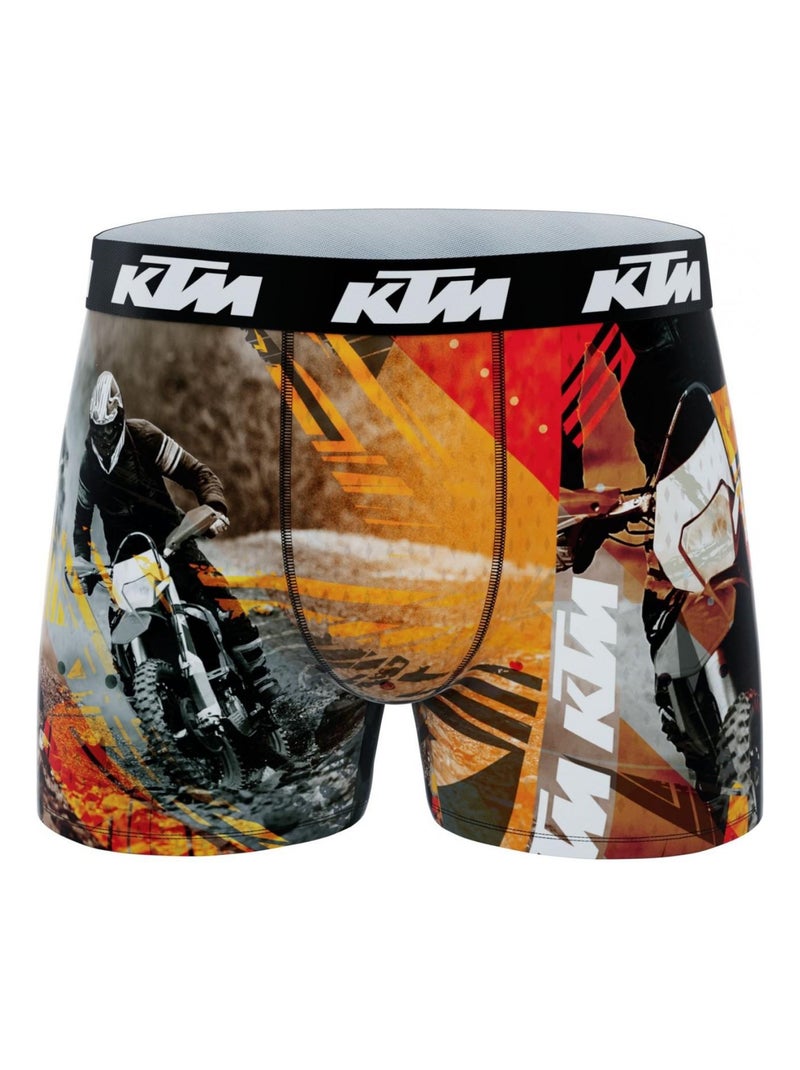 Lot de 4 boxers homme Ktm Imprimé Ktm Noir - Kiabi